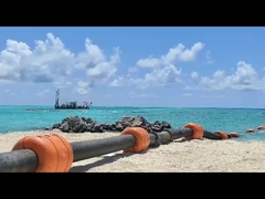 डीएन 315 एचडीपीई पाइप पीई खोल और उच्च घनत्व पीयू फोम भरने के साथ अंदर तैरता है