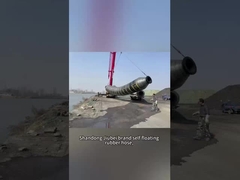 घर्षण प्रतिरोधी काले स्व-फ्लोटिंग नली फ्लैंग्स / कैमलॉक्स लचीला हल्के रबर नली