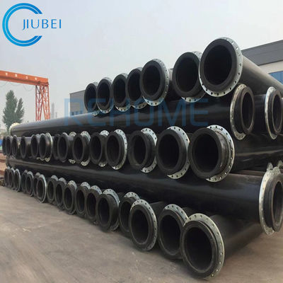 खनन के लिए बड़े व्यास वाला पीला UHMWPE पाइप UV स्थिर