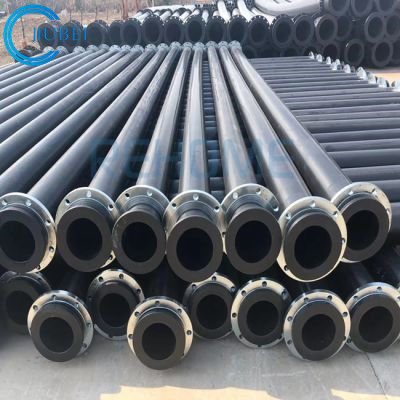 खनन के लिए बड़े व्यास वाला पीला UHMWPE पाइप UV स्थिर