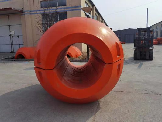 यूवी प्रतिरोध के साथ फ्लोटिंग 10 मिमी मोटाई एचडीपीई पाइप फ्लोटर