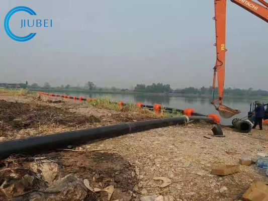 समुद्री और खनन अनुप्रयोगों के लिए ब्लैक यूएचएमडब्ल्यूपीई ड्रेजिंग पाइप
