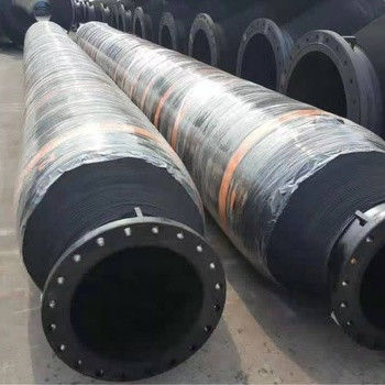 स्व-फ्लोटिंग ड्रेज नली फ्लैंग्स के साथ घर्षण प्रतिरोधी रबर