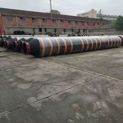 स्व-फ्लोटिंग ड्रेज नली फ्लैंग्स के साथ घर्षण प्रतिरोधी रबर